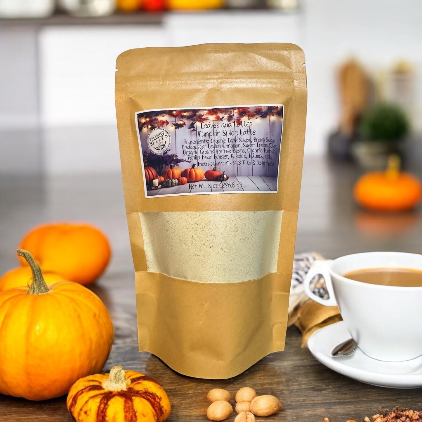 Leaves and Lattes Pumpkin Pie Latte