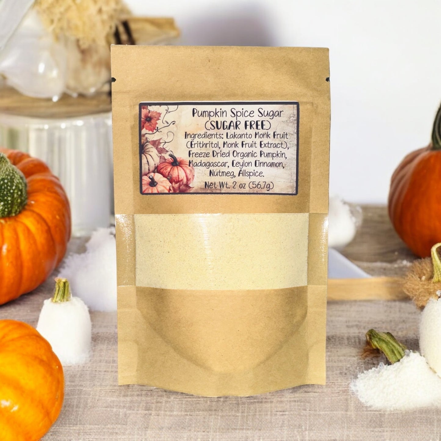 Pumpkin Sugar (and Sugar Free)
