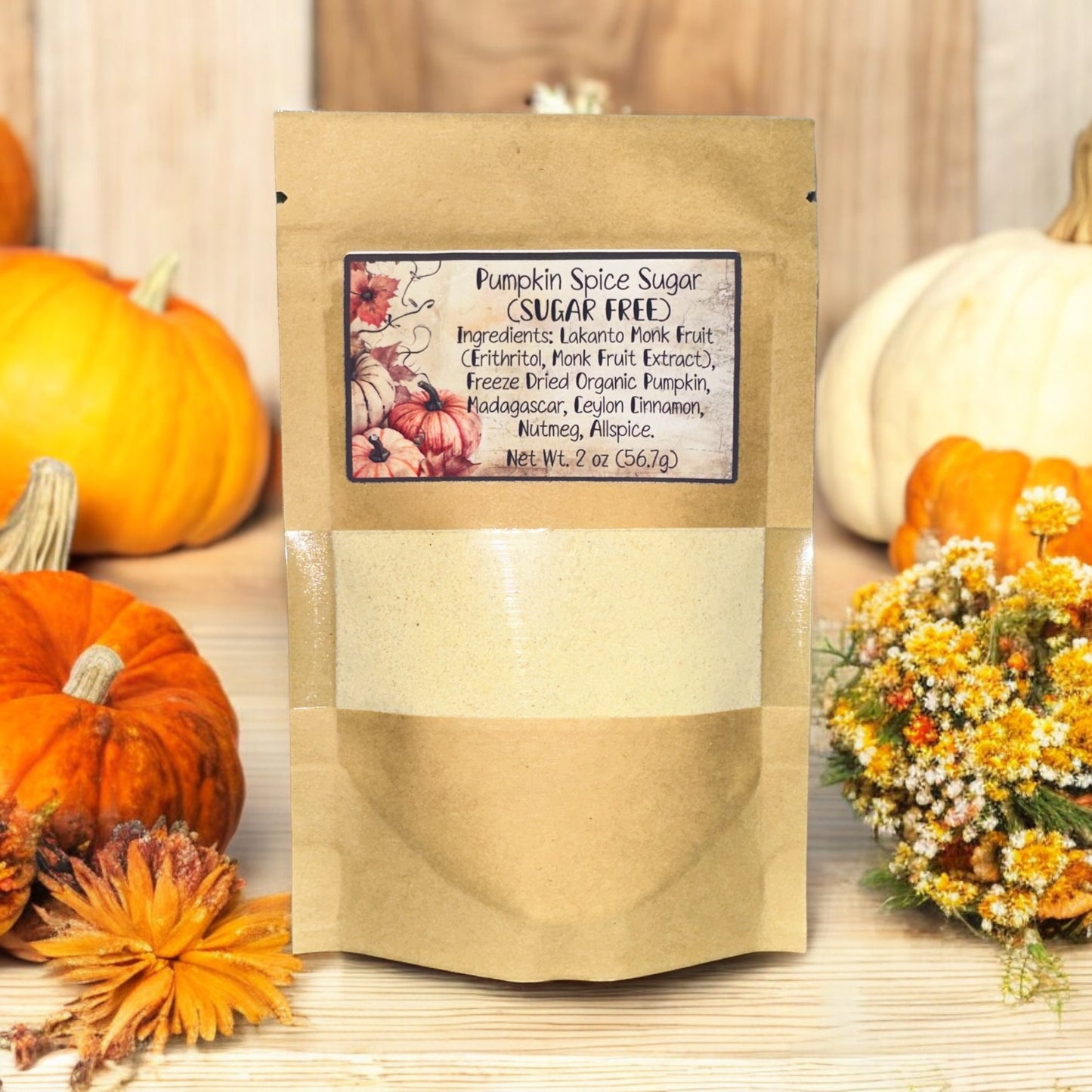 Pumpkin Sugar (and Sugar Free)