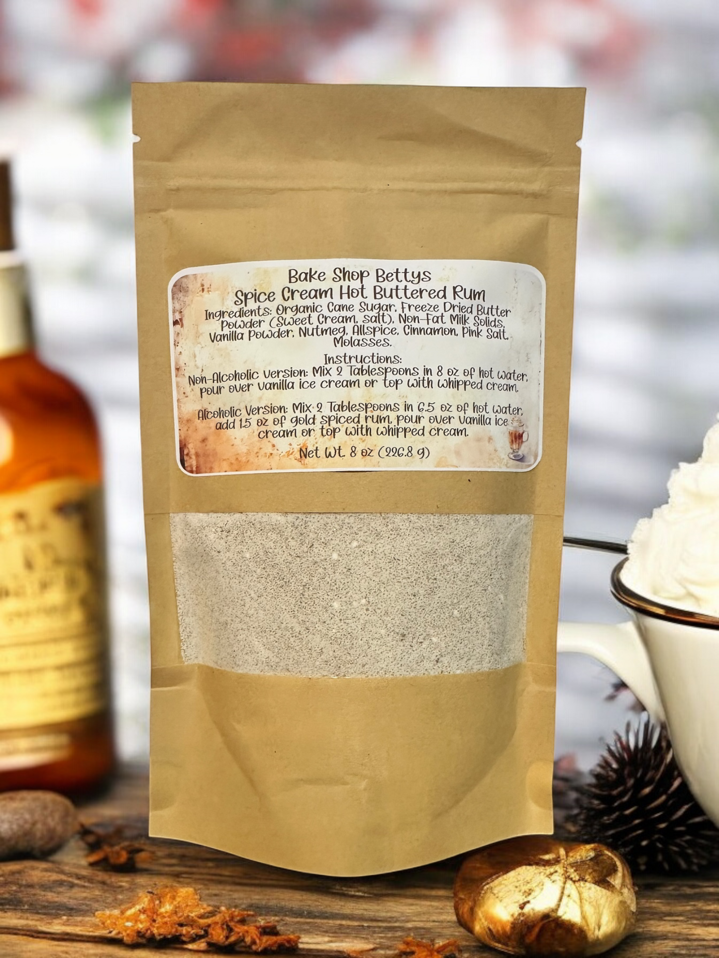 Spice Cream Hot Buttered Rum