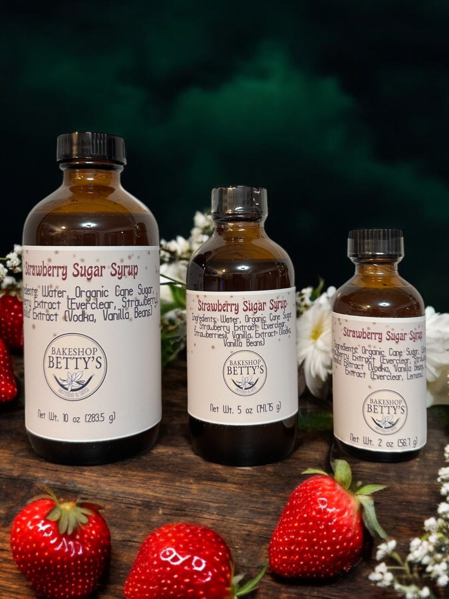 Strawberry Sugar Syrup