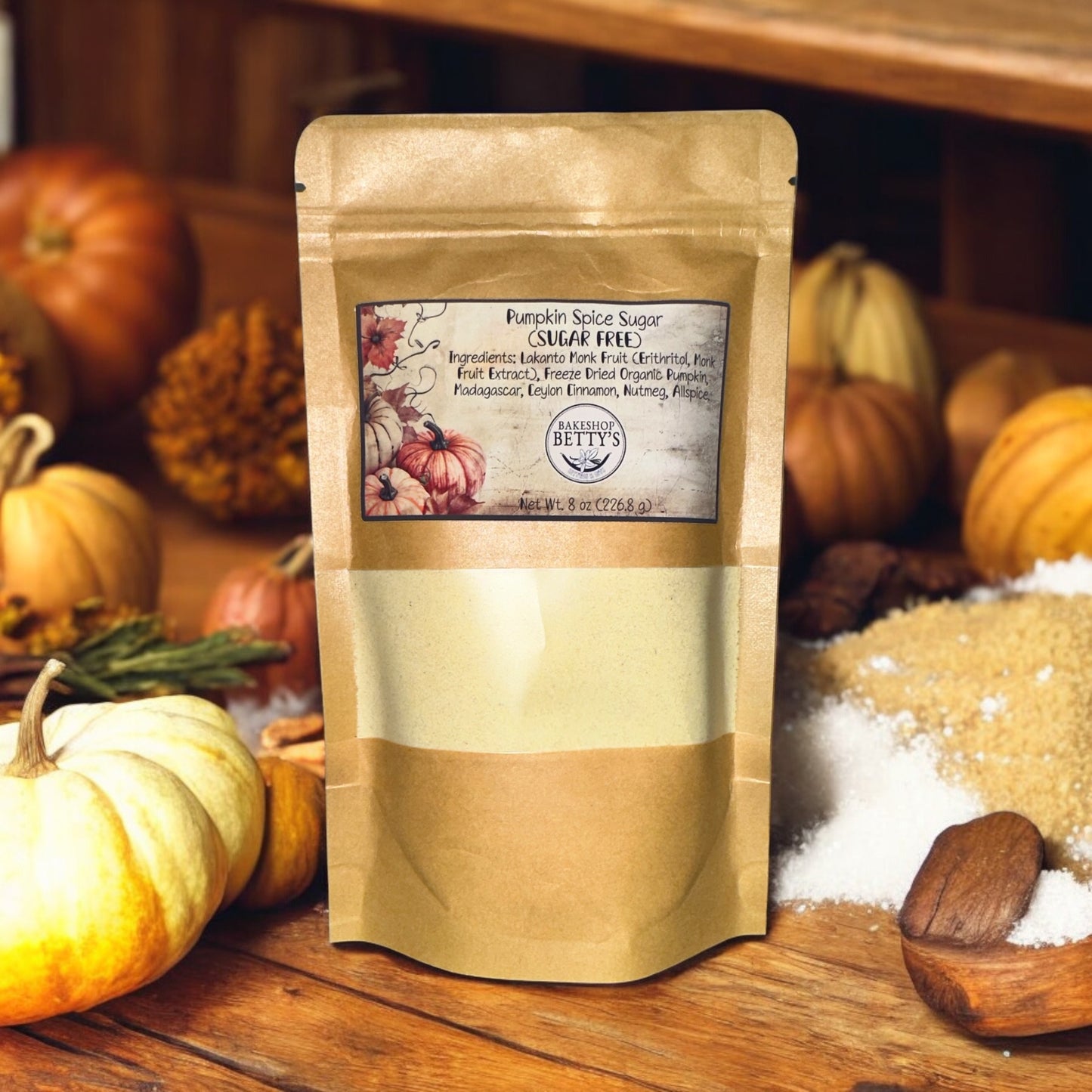 Pumpkin Sugar (and Sugar Free)