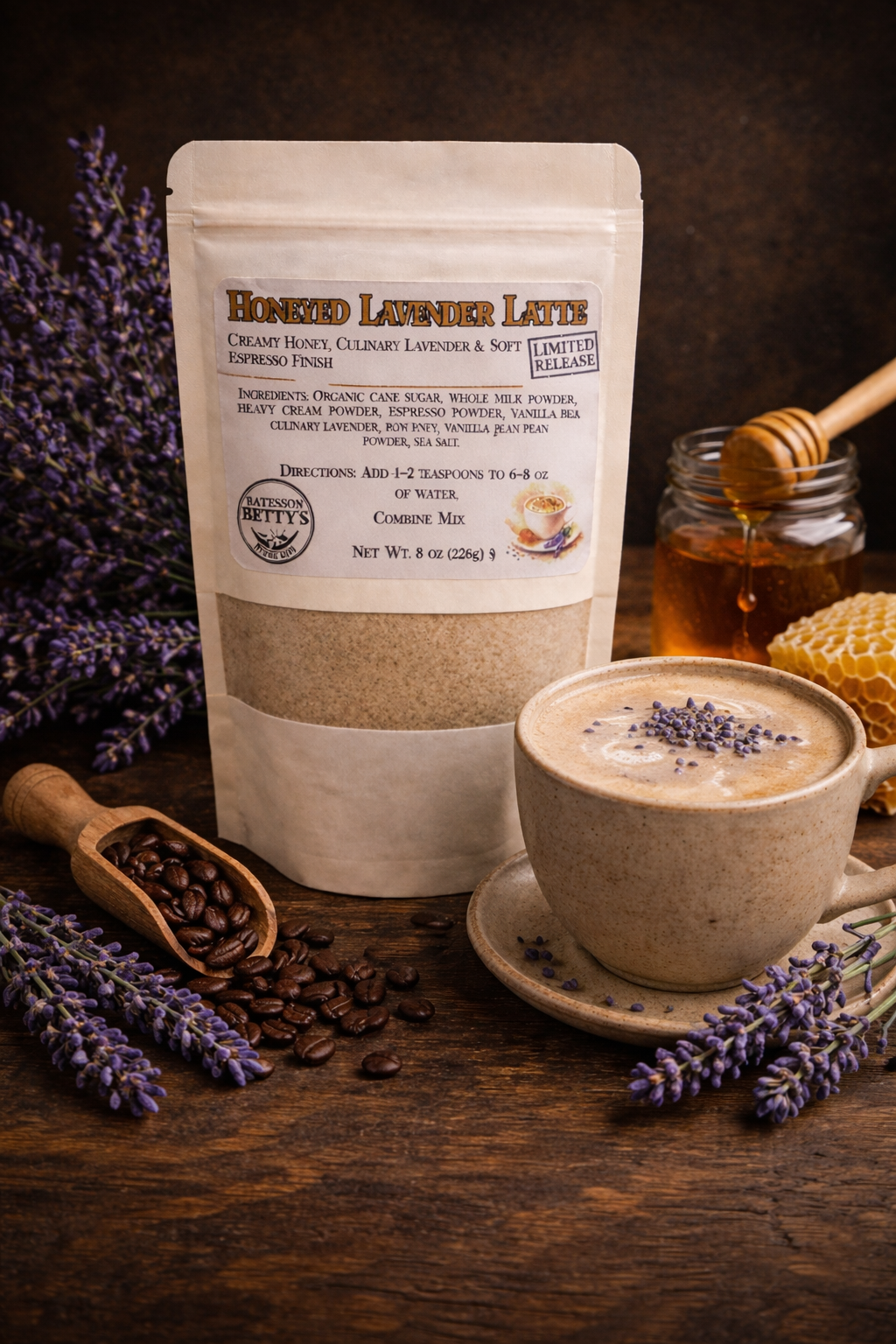 Honeyed Lavender Latte