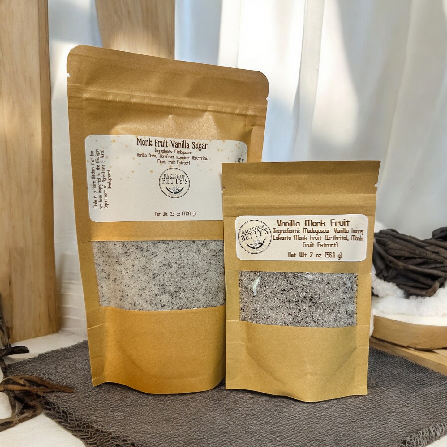 Vanilla Sugar (and sugar free)