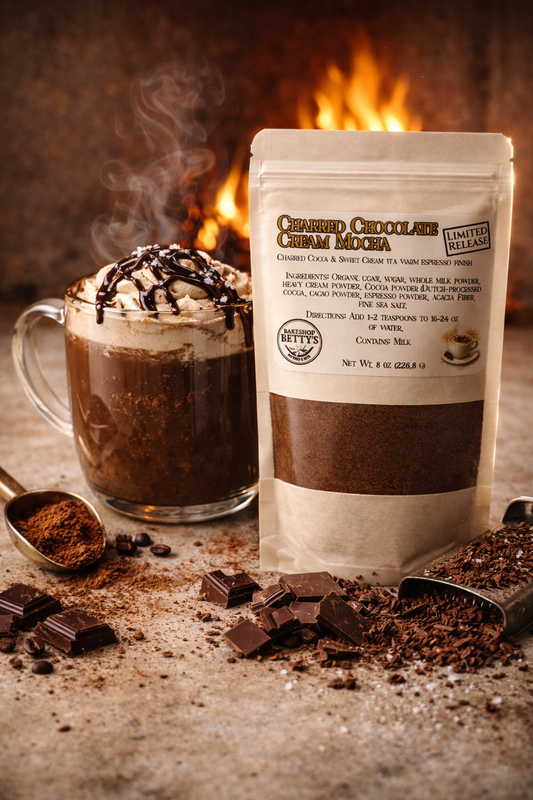 Charred Chocolate Cream Mocha Latte